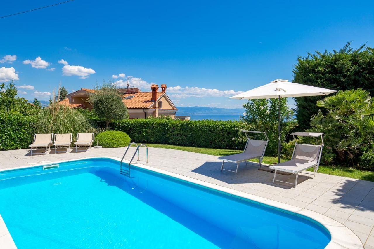 Pool Apartment Maurina Opatija With Sea View Ičići 外观 照片